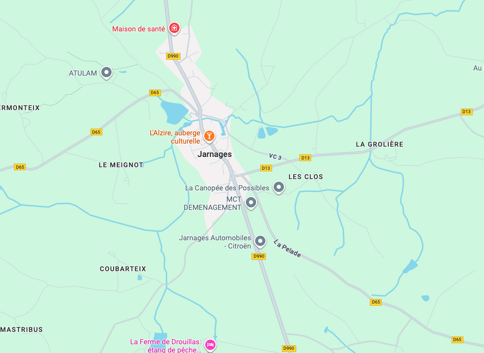 Travel & Area Map